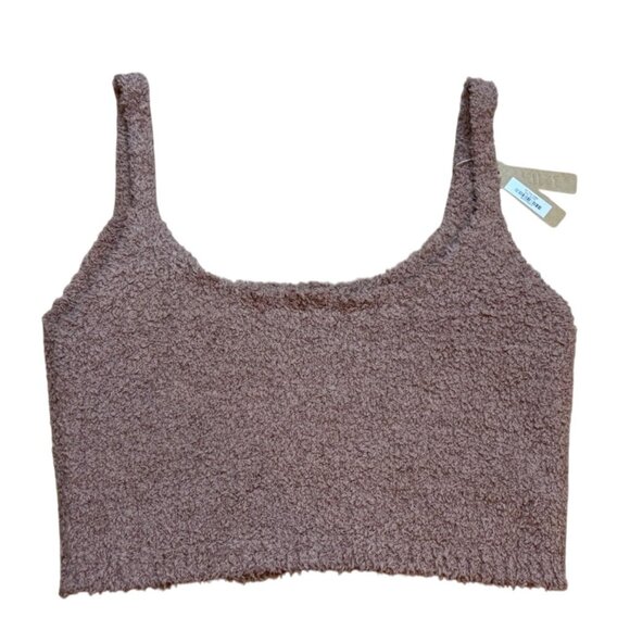 Skims Cozy Knit Crop Top Plus Size 4X/5X NWT - Picture 2 of 5